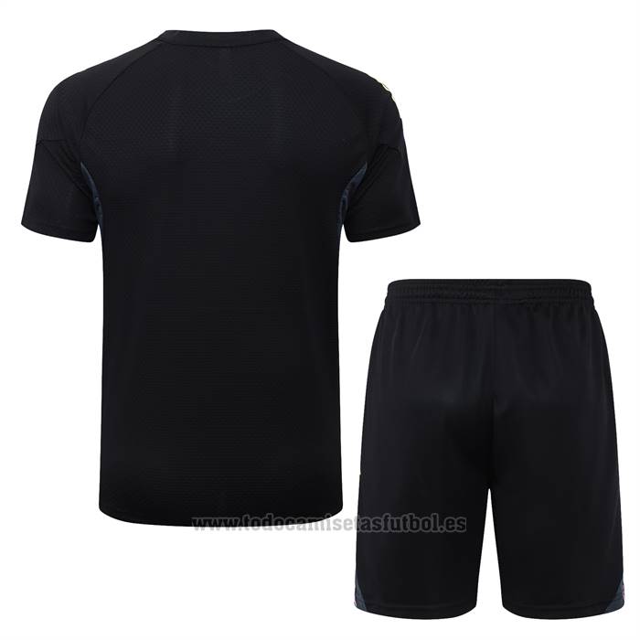 Chandal del Juventus Manga Corta 2025-2026 Negro - Pantalon Corto